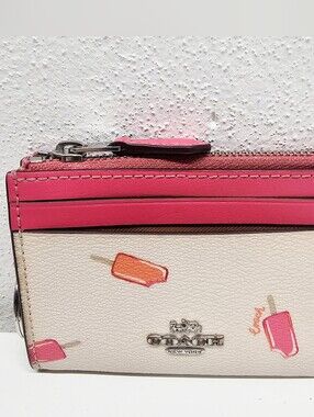 Coach Mini Skinny ID Case Popsicle Print Style #C4550